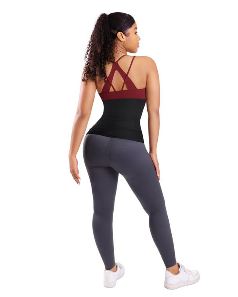 Cinturilla Sauna de Alta Compresión - Cinturón de Entrenamiento para la Cintura y Faja Abdominal
