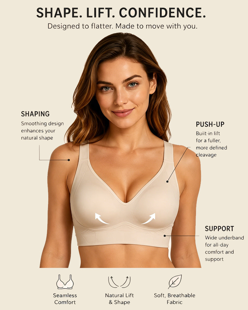 Sujetador Push-Up de Gel para Tallas Grandes