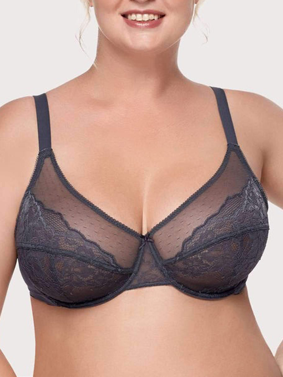 Sujetadores de Tallas Grandes para Mujeres, Con Cobertura Total, Minimizer con Aros, Ideal para Espalda y Grasa Lateral