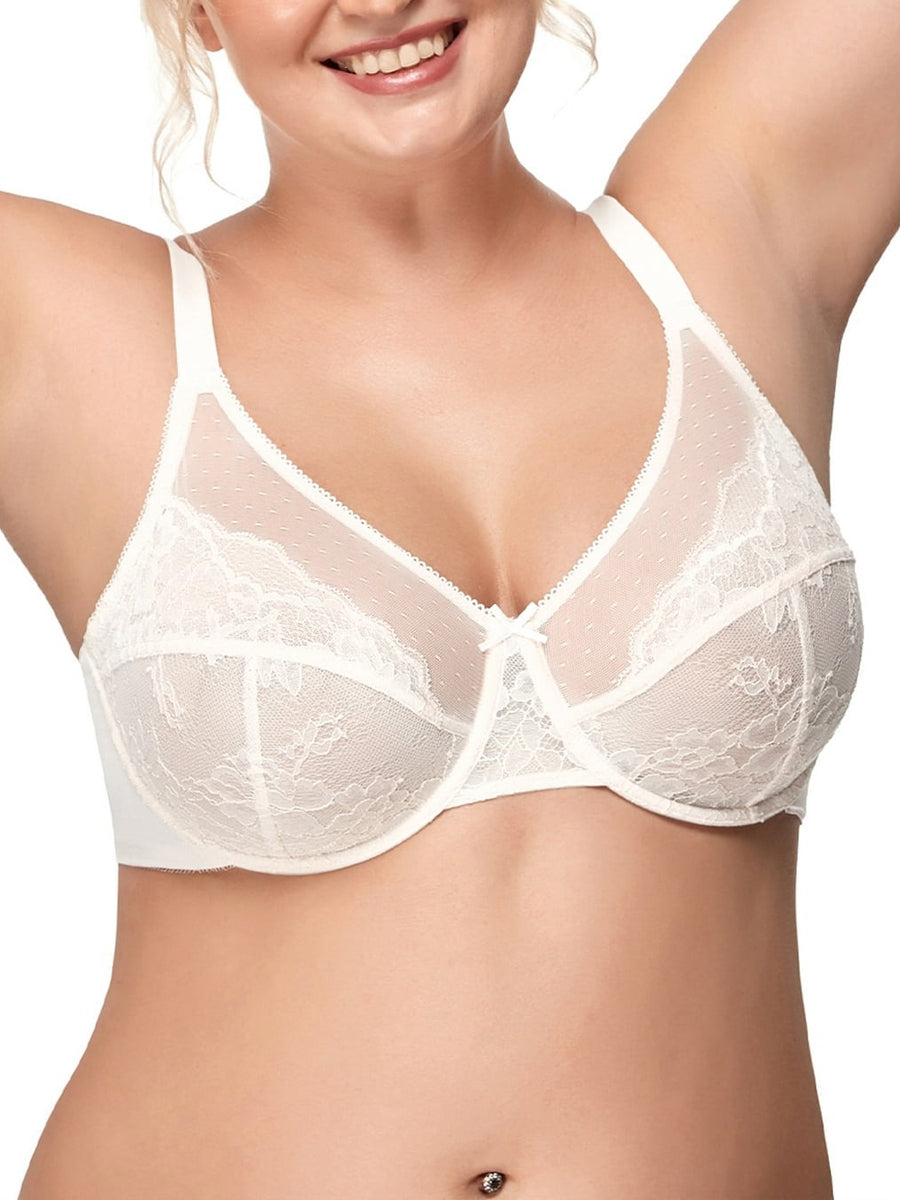 Sujetadores de Tallas Grandes para Mujeres, Con Cobertura Total, Minimizer con Aros, Ideal para Espalda y Grasa Lateral