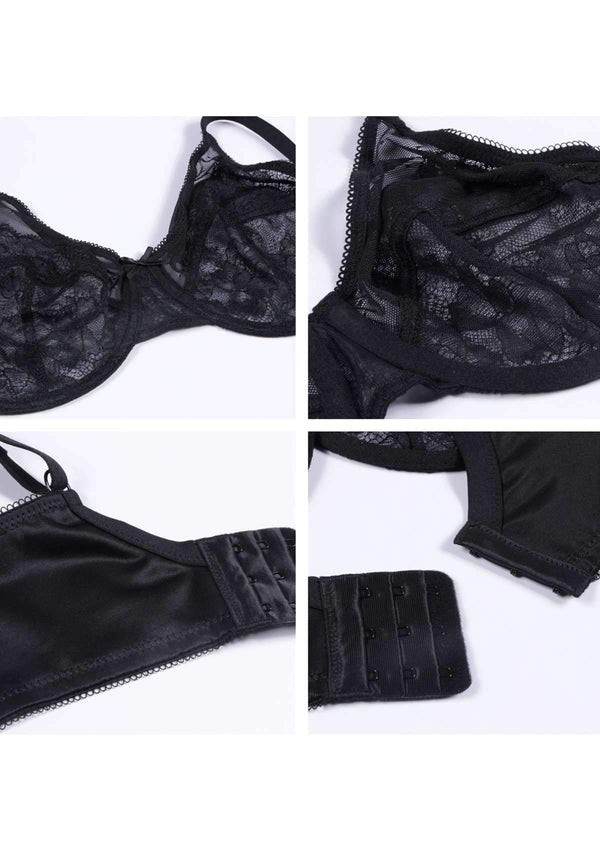 Sujetadores de Tallas Grandes para Mujeres, Con Cobertura Total, Minimizer con Aros, Ideal para Espalda y Grasa Lateral