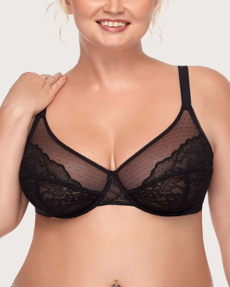 Sujetadores de Tallas Grandes para Mujeres, Con Cobertura Total, Minimizer con Aros, Ideal para Espalda y Grasa Lateral