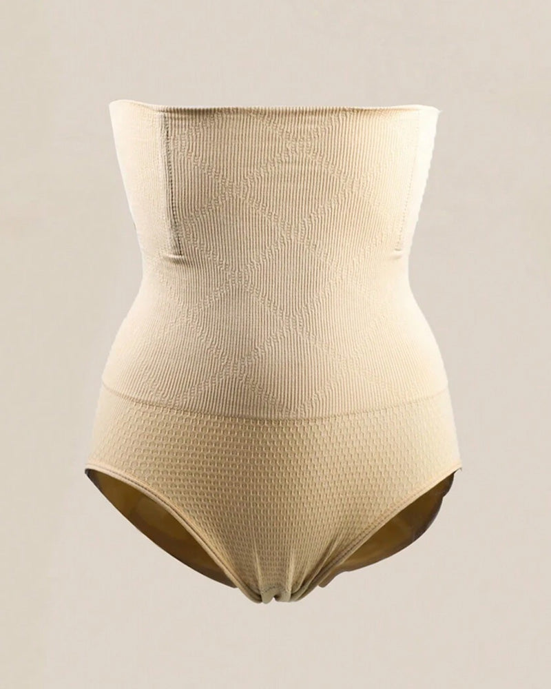 Panties Sin Costuras de Cintura Alta para Mujeres - Moldeo de Abdomen y Realce de Caderas