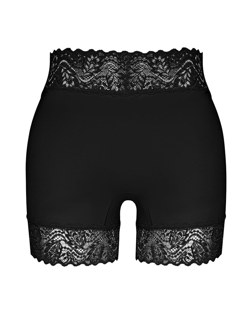 Boxers de Encaje Transpirable Sin Costuras de Cintura Media