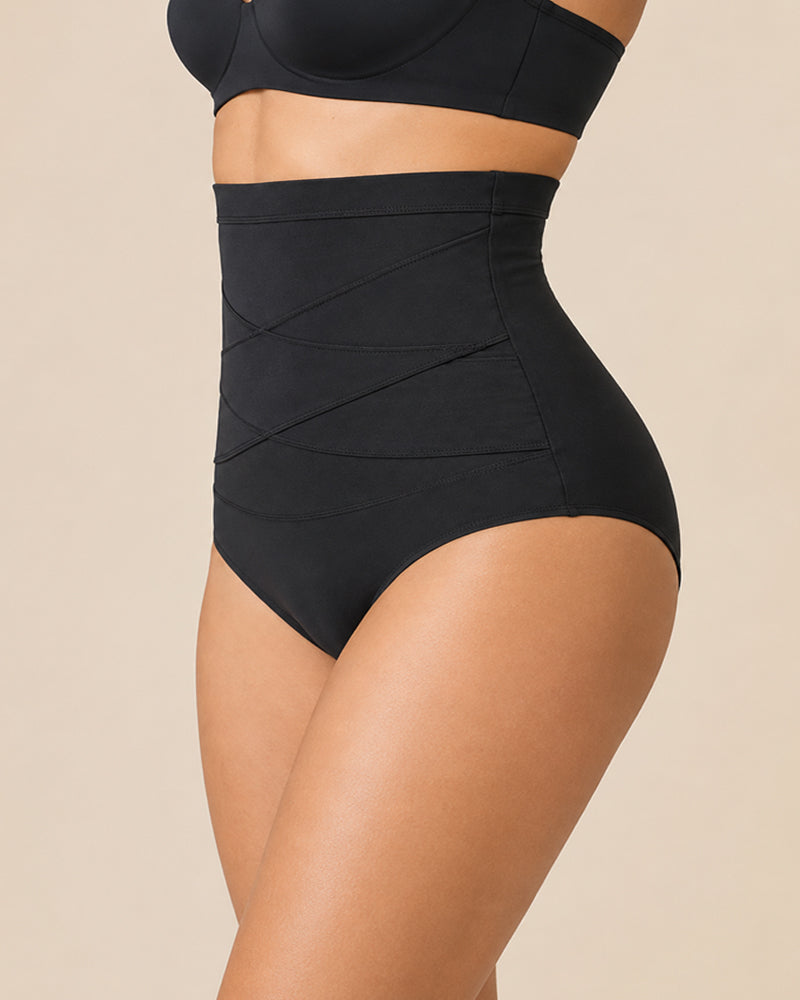 Shorts Moldeadores de Cintura Alta Sin Costuras para Control de Abdomen y Realce de Glúteos