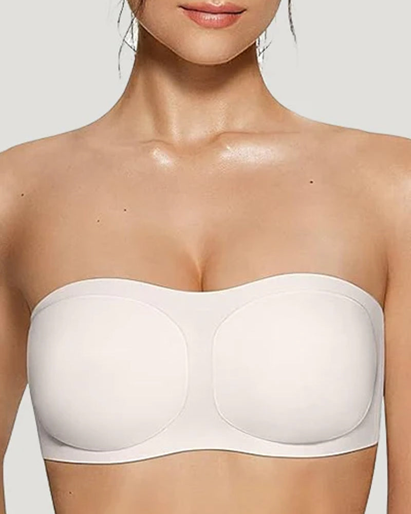 Sostén Push-Up de Silicona Antideslizante y Sin Costuras para Mujeres