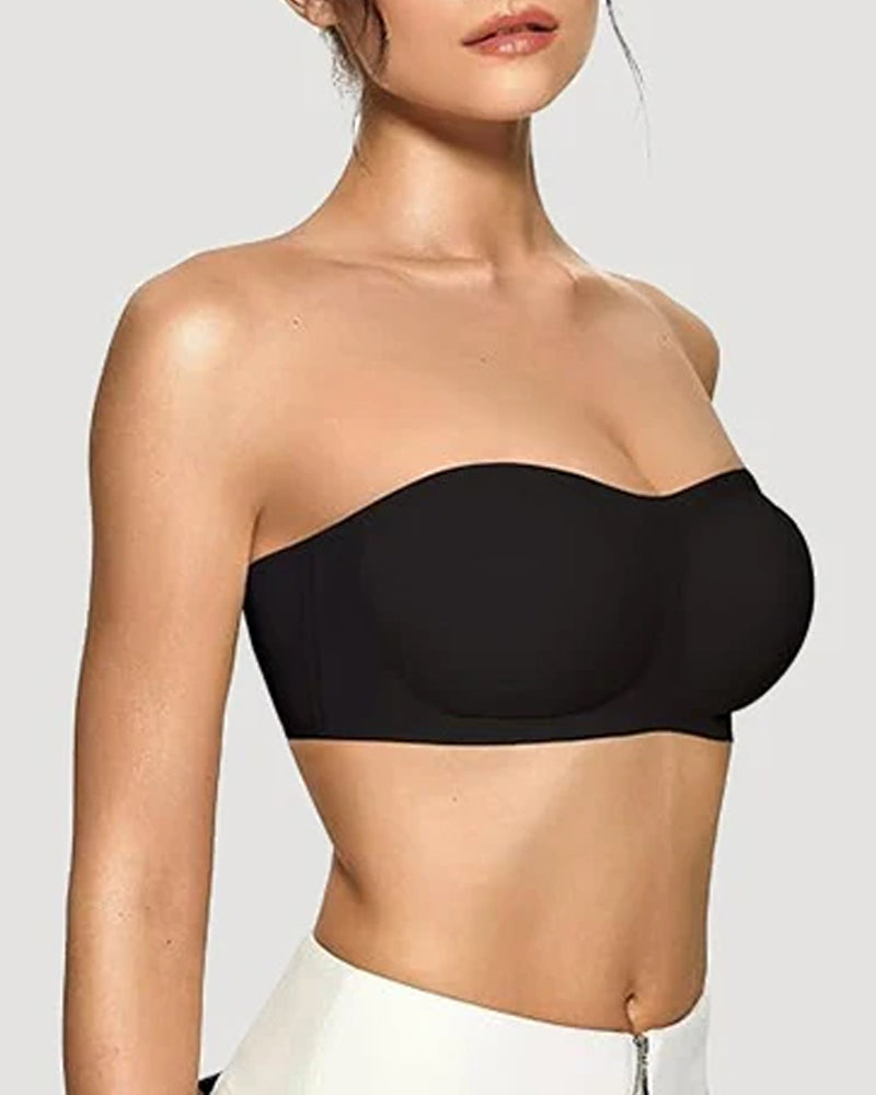Sostén Push-Up de Silicona Antideslizante y Sin Costuras para Mujeres
