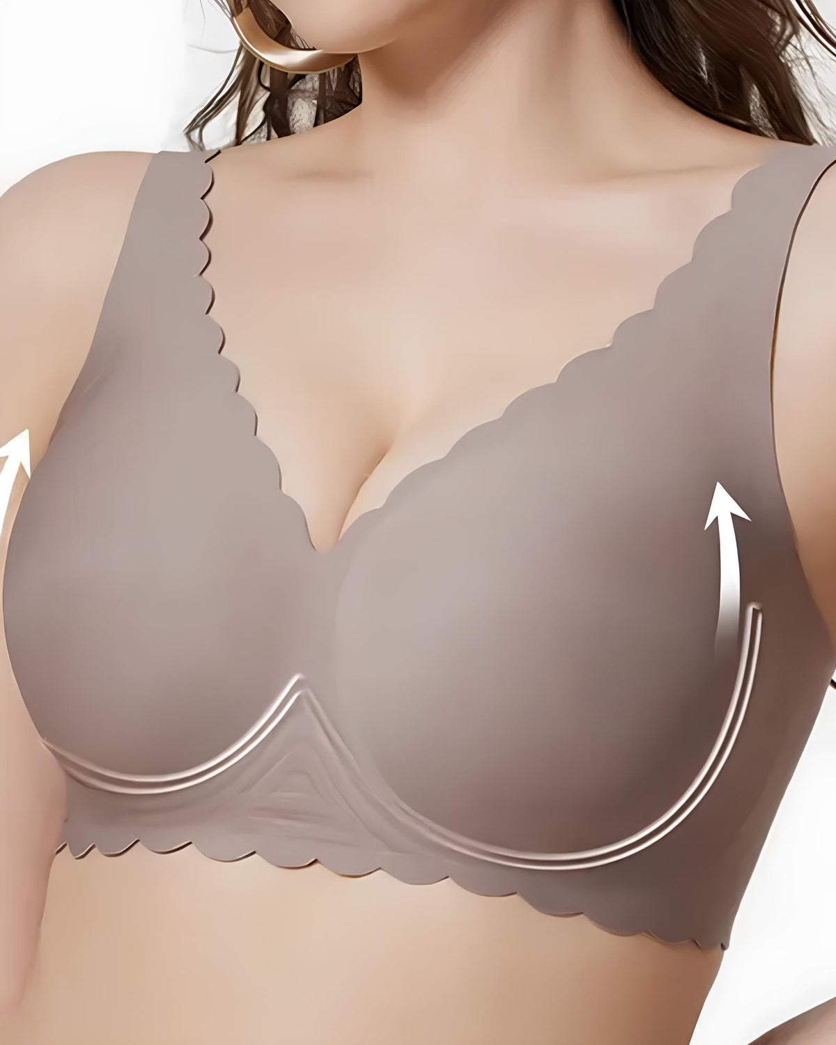 Top Push-up Sin Costuras con Estiramiento Inalámbrico