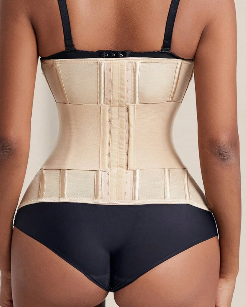 Faja Moldeadora con Soporte para Senos y Entrenador de Cintura con Varilla de Acero para un Abdomen Plano