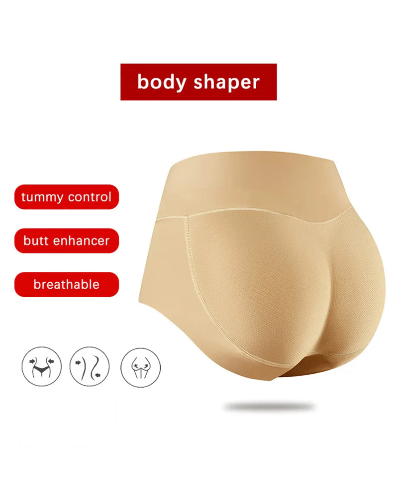 Panties Modeladores Sin Costuras con Relleno para Realzar el Trasero