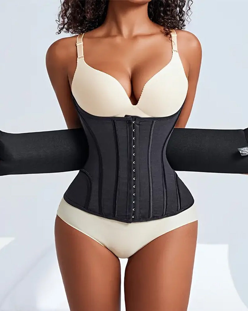 Faja Moldeadora con Soporte para Senos y Entrenador de Cintura con Varilla de Acero para un Abdomen Plano