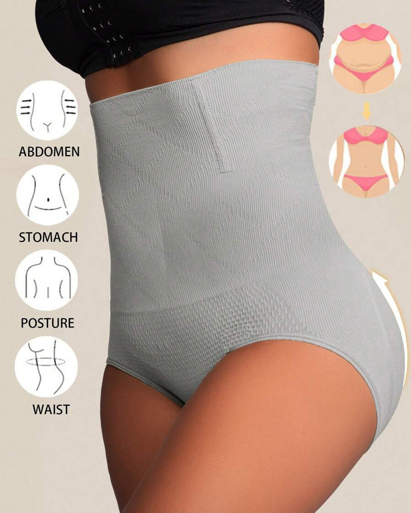 Panties Sin Costuras de Cintura Alta para Mujeres - Moldeo de Abdomen y Realce de Caderas