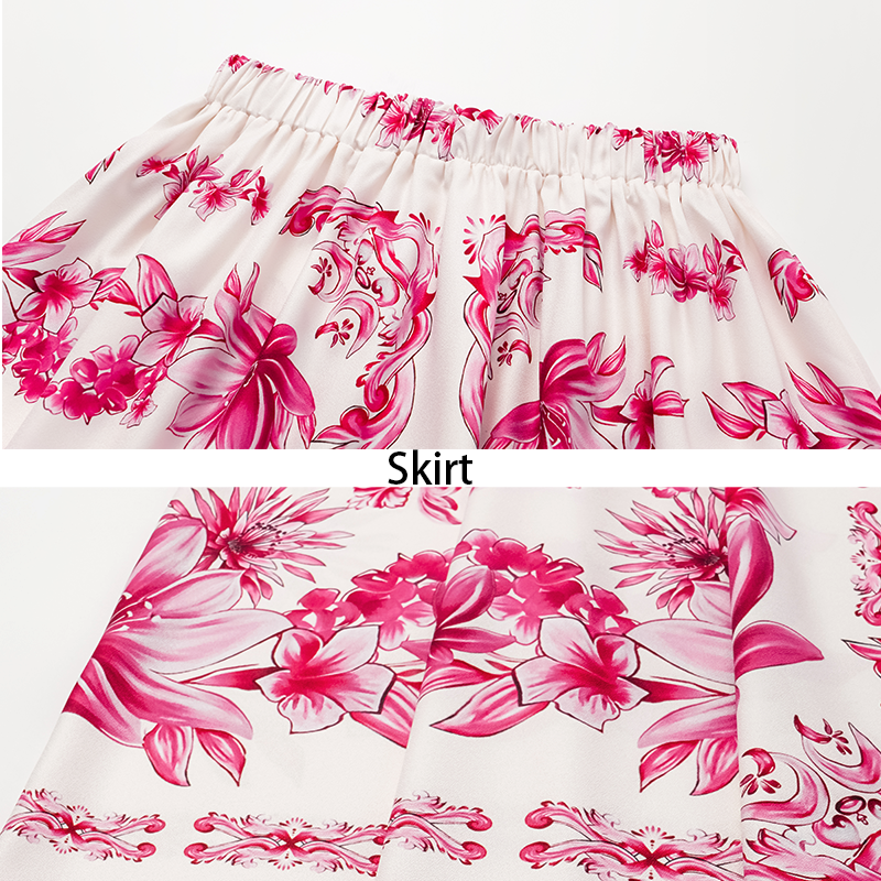 Conjunto de Baño Lily con Tirantes y Falda o Pantalones de la Colección Majolica