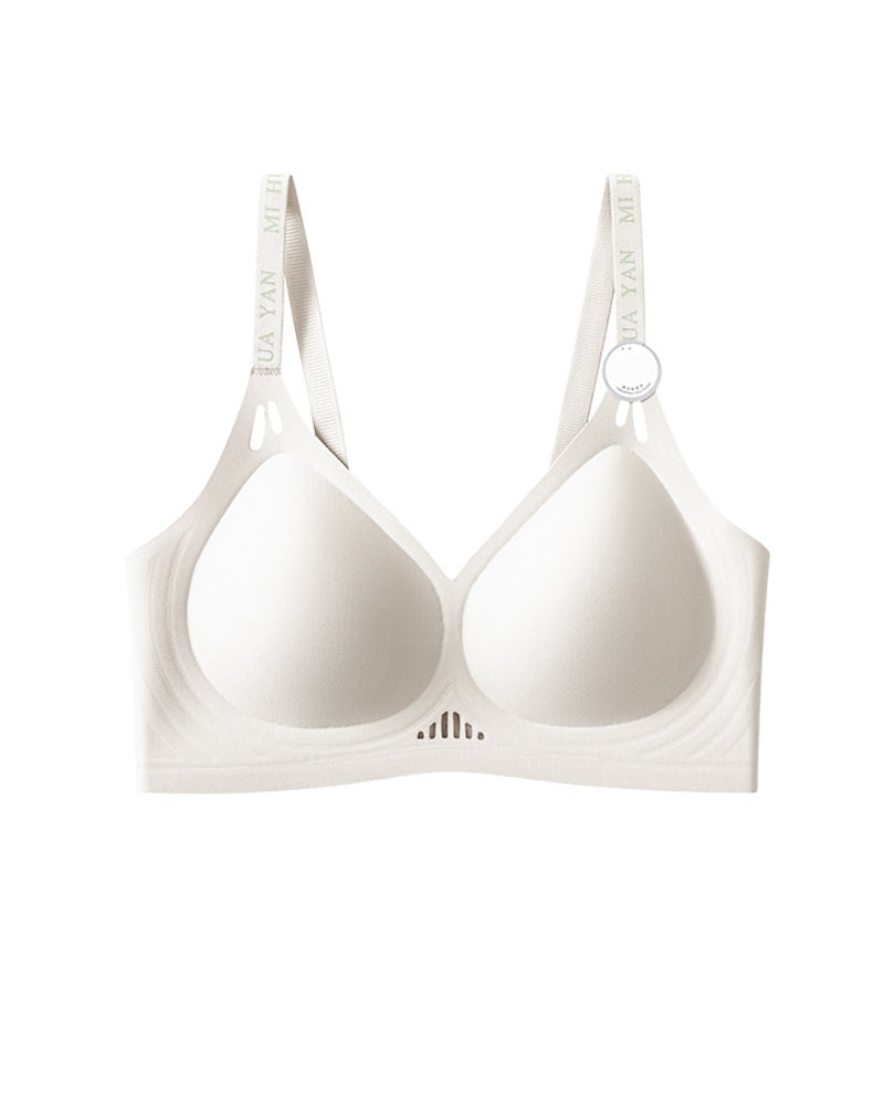 Sostén inalámbrico sin costuras con push-up de gel para mujeres