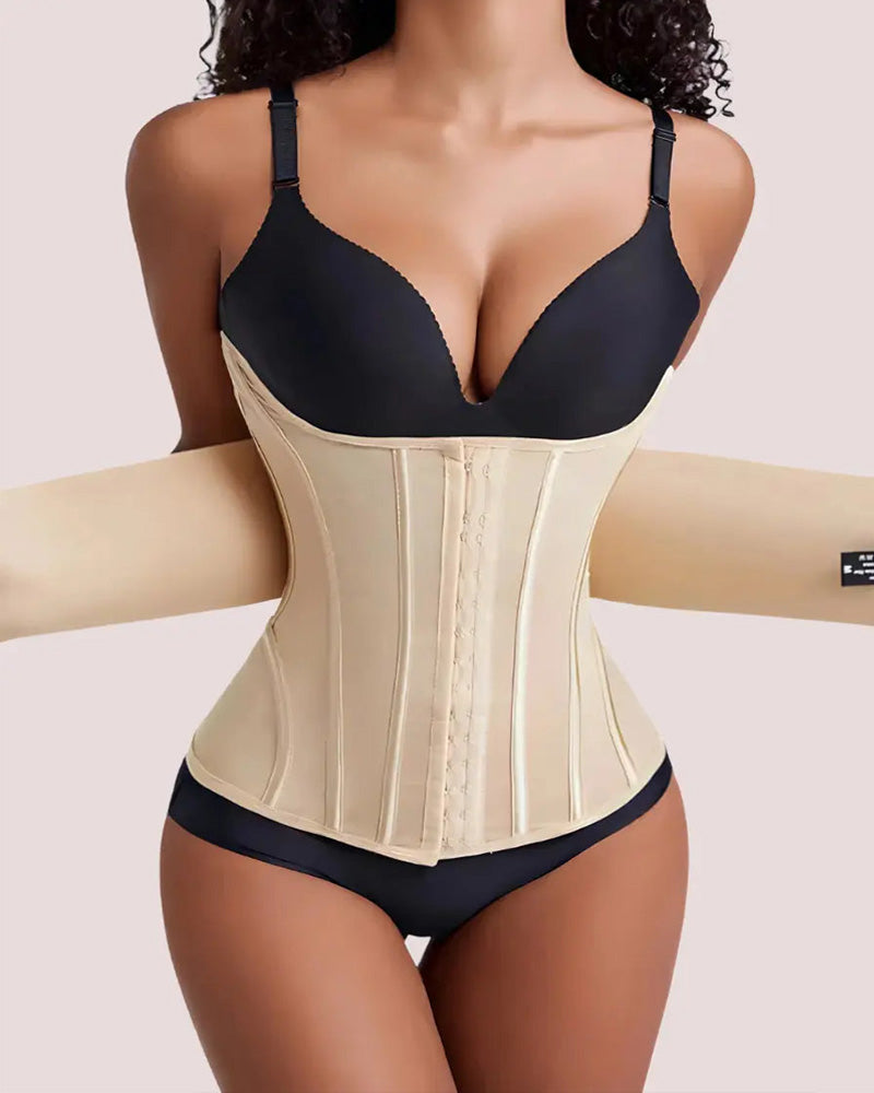 Faja Moldeadora con Soporte para Senos y Entrenador de Cintura con Varilla de Acero para un Abdomen Plano