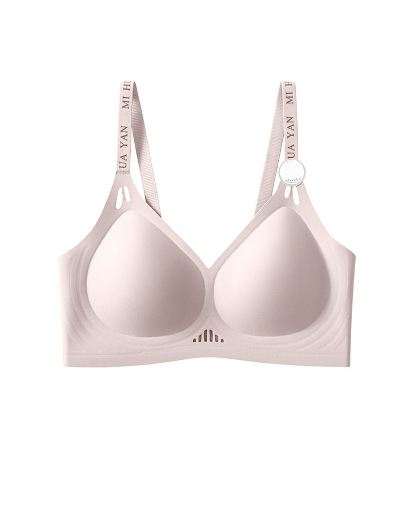 Sostén inalámbrico sin costuras con push-up de gel para mujeres