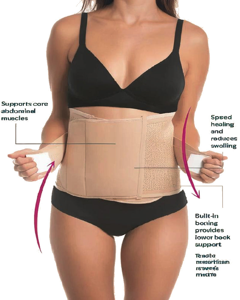 Faja Elástica Abdominal para Recuperación Postparto