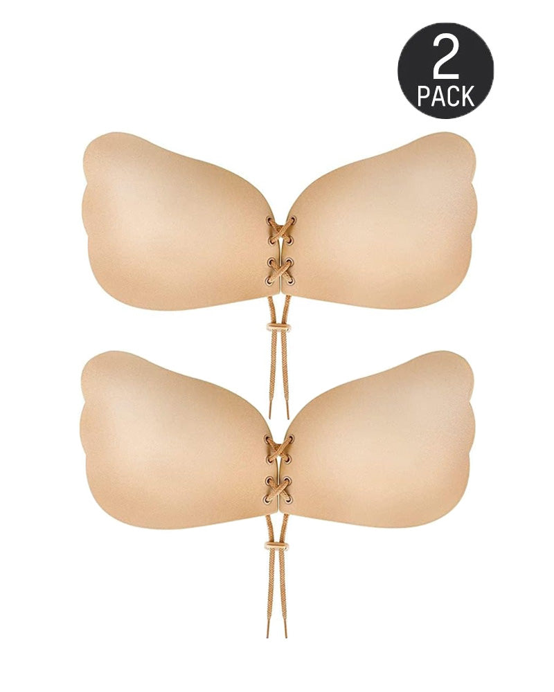 Top Adhesivo Sin Tirantes de Silicona con Cuerda para Mujeres