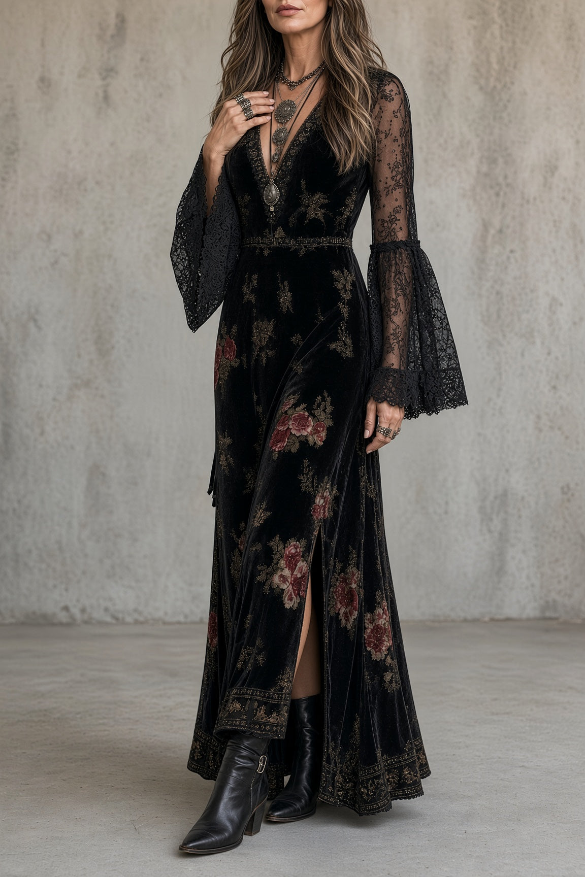 Natalina | Vestido de Terciopelo