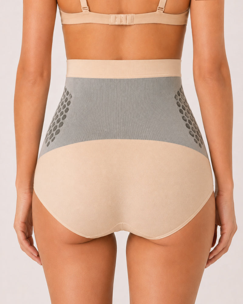 Conjunto de Dos Panties de Cintura Alta con Control Abdomen