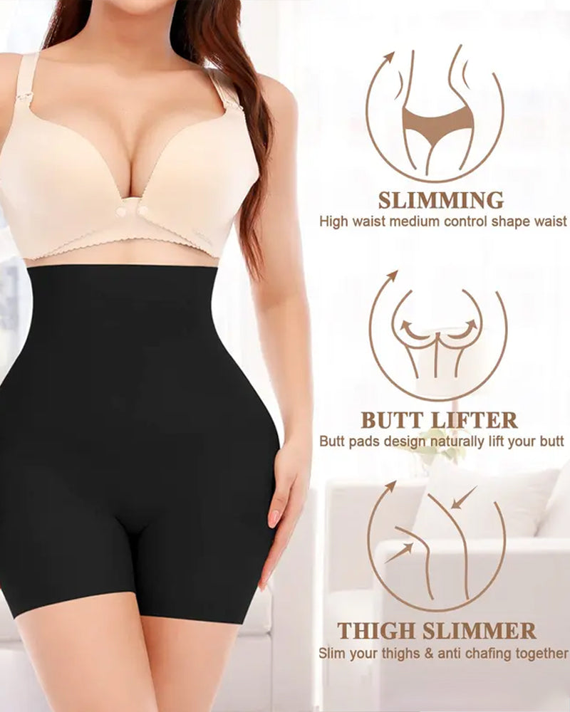 Panties Sin Costuras con Control de Barriga y Almohadilla de Cadera Aumentada para Mujeres