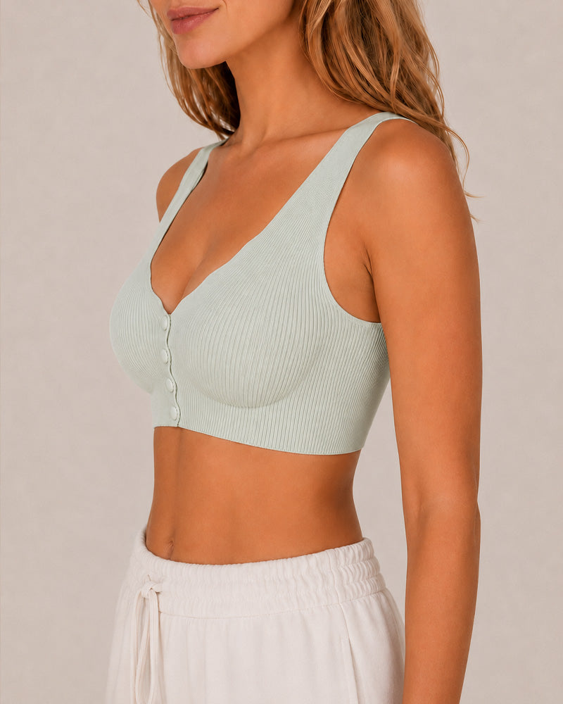 Brassiere Sin Aros con Cierre Frontal para Máximo Confort