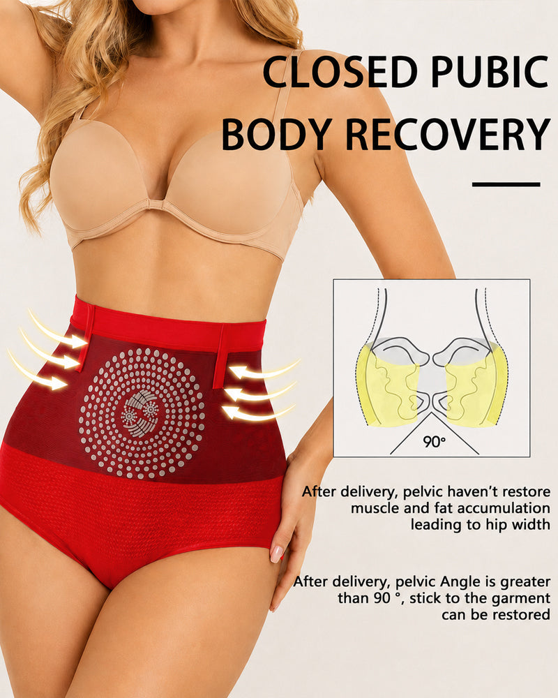 Conjunto de Dos Panties de Cintura Alta con Control Abdomen