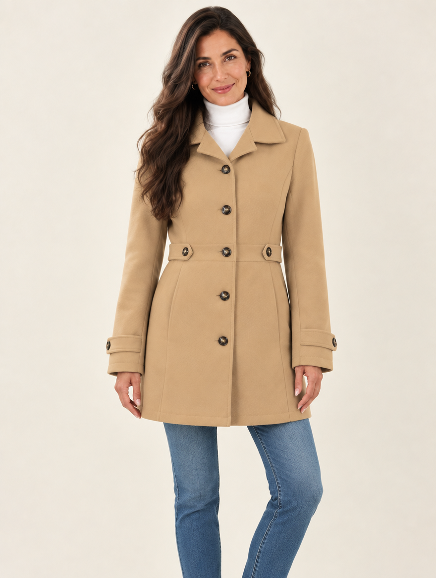 Gabardina Clásica con Cinturón