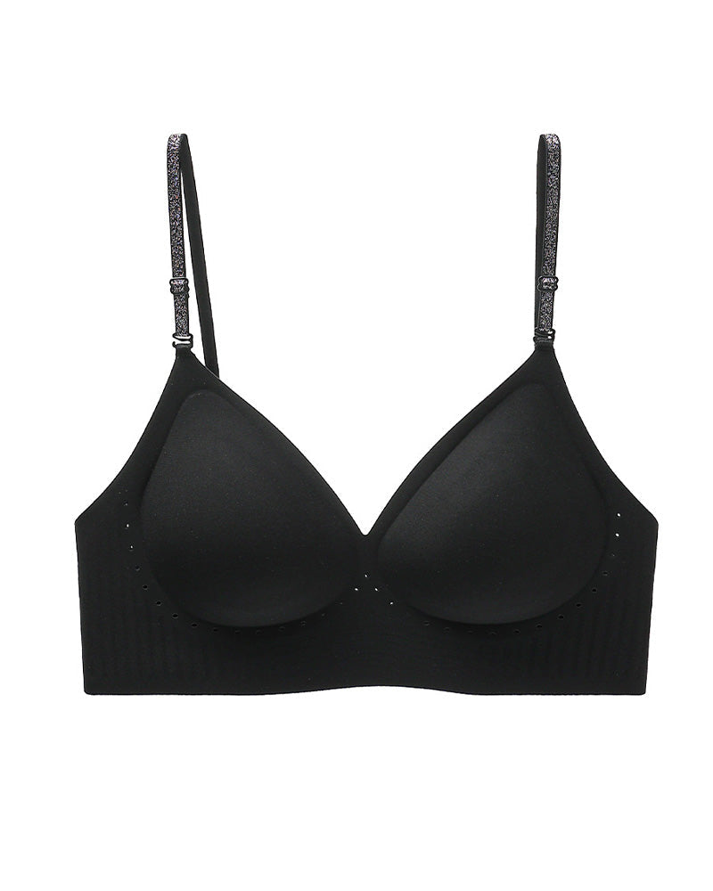 Sostén Invisible Ajustable con Tirantes en V Profundo para Mujer