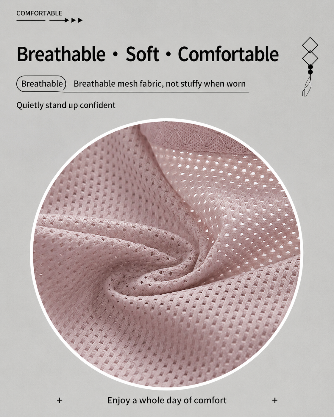 Set de Tres Sujetadores Sin Aros con Copas Completas y Cierre Frontal de Jacquard