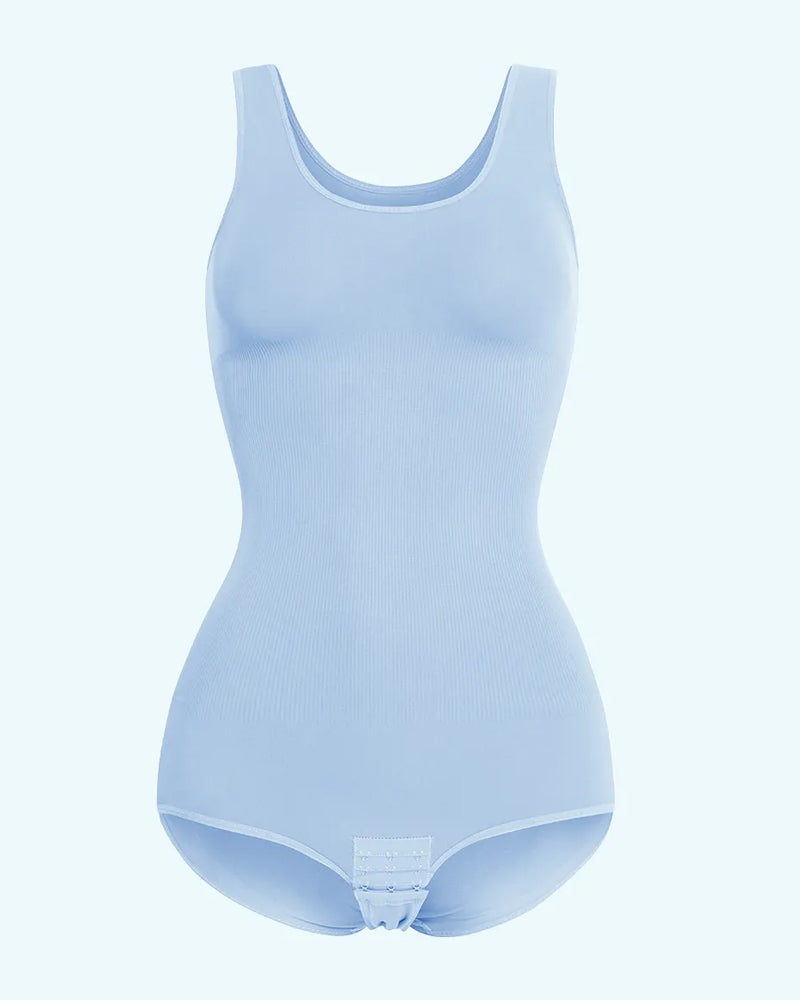 Mallas Tummy sin costuras con cuello redondo para mujer