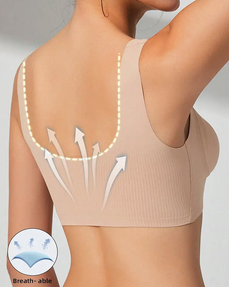Sujetador sin costuras ni aros para mujer, cómodo y transpirable