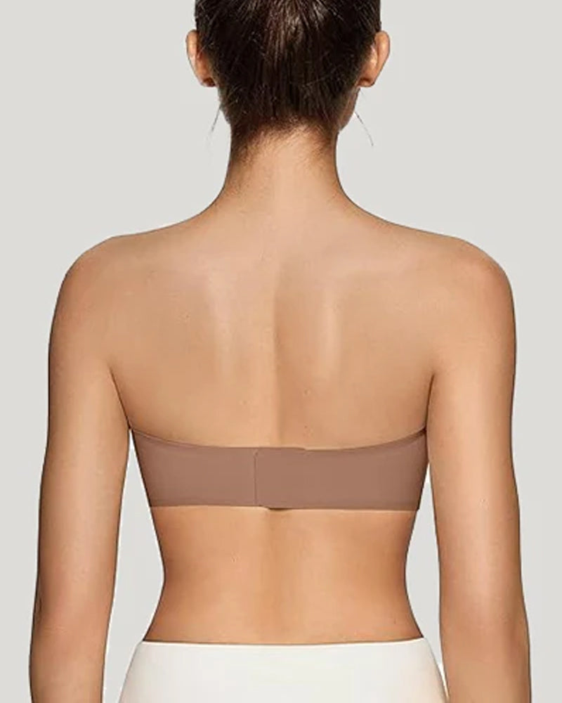 Sostén Push-Up de Silicona Antideslizante y Sin Costuras para Mujeres