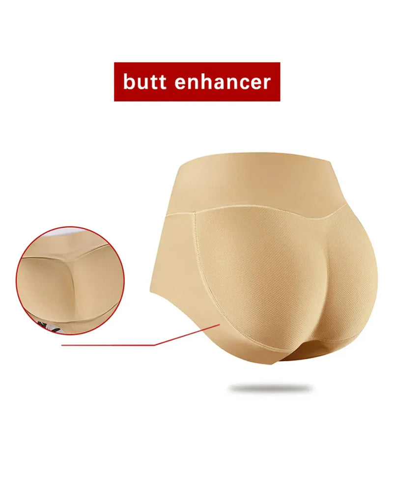 Panties Modeladores Sin Costuras con Relleno para Realzar el Trasero