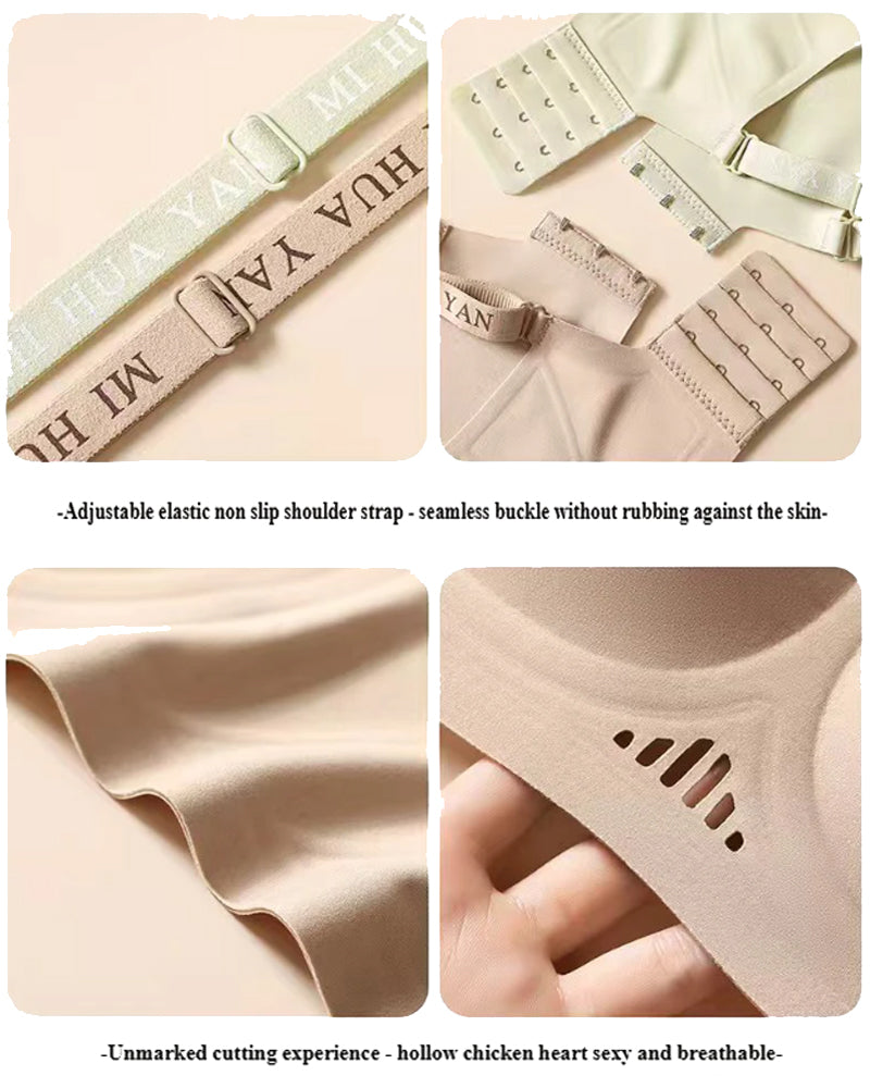 Sostén inalámbrico sin costuras con push-up de gel para mujeres