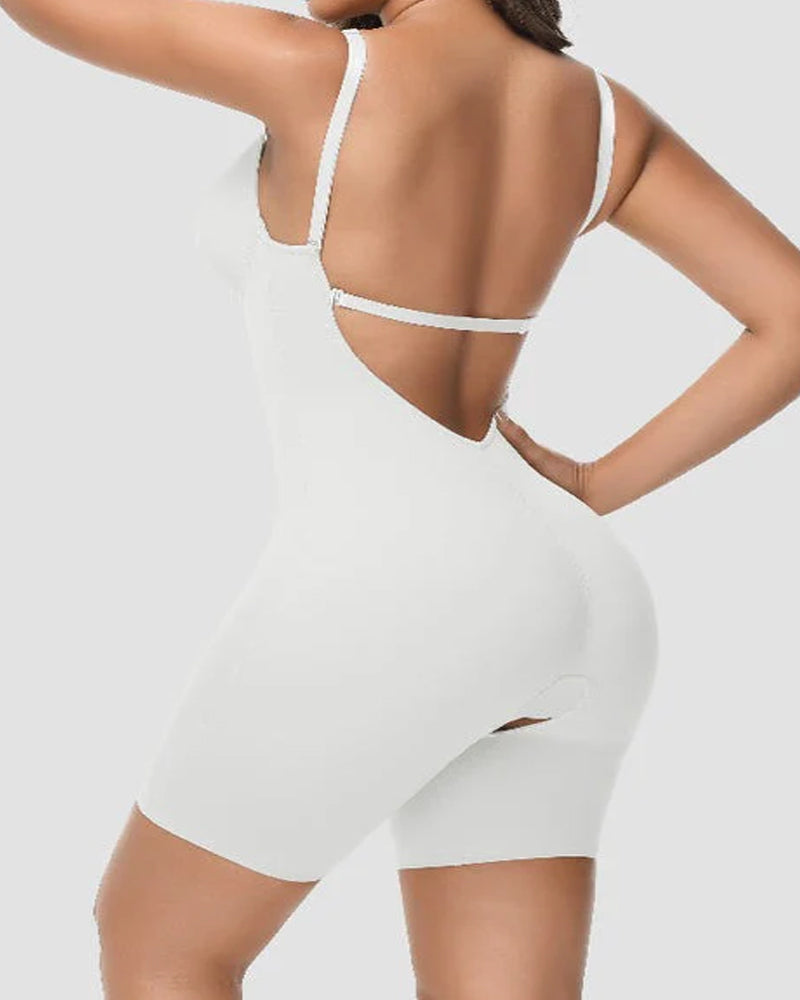 Shapewear Sin Espalda y Sin Tirantes con Escote en U Profundo
