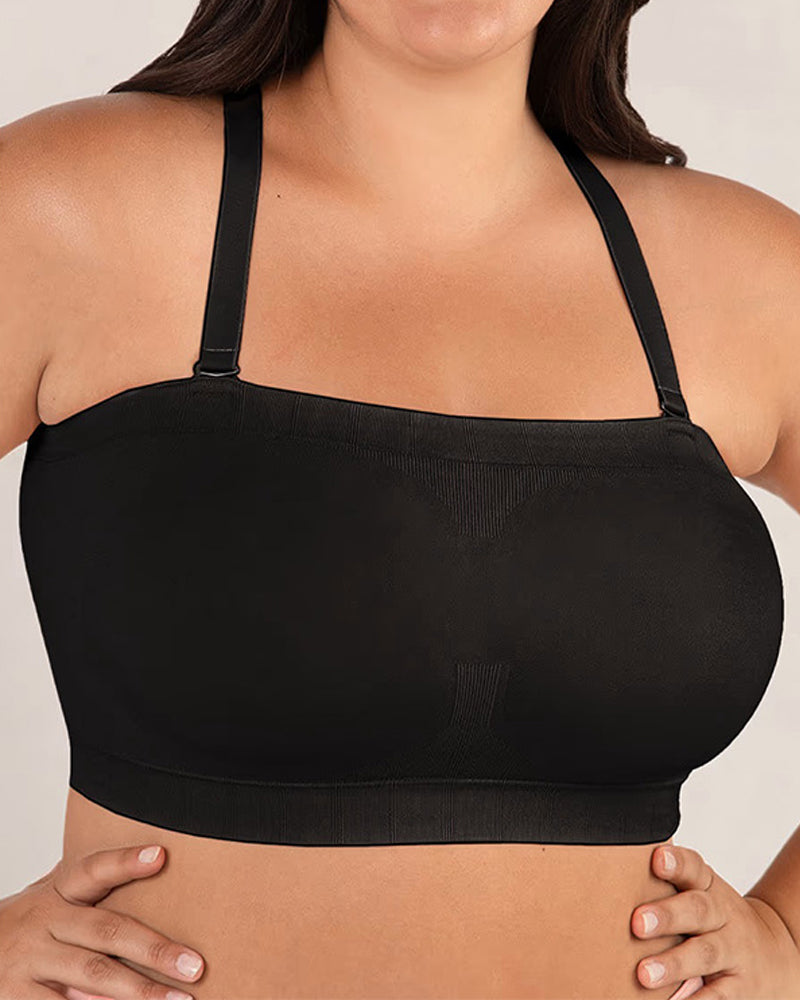 Bandeau Sin Tirantes, Sin Costuras y Antideslizante