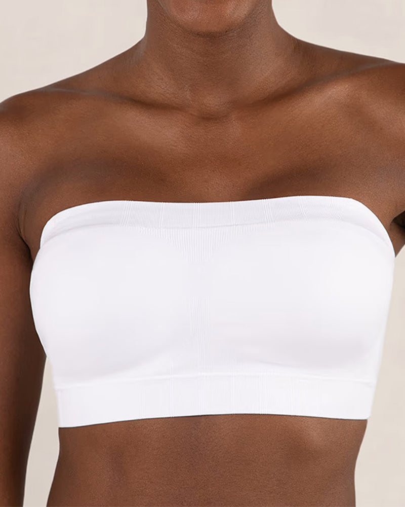 Bandeau Sin Tirantes, Sin Costuras y Antideslizante