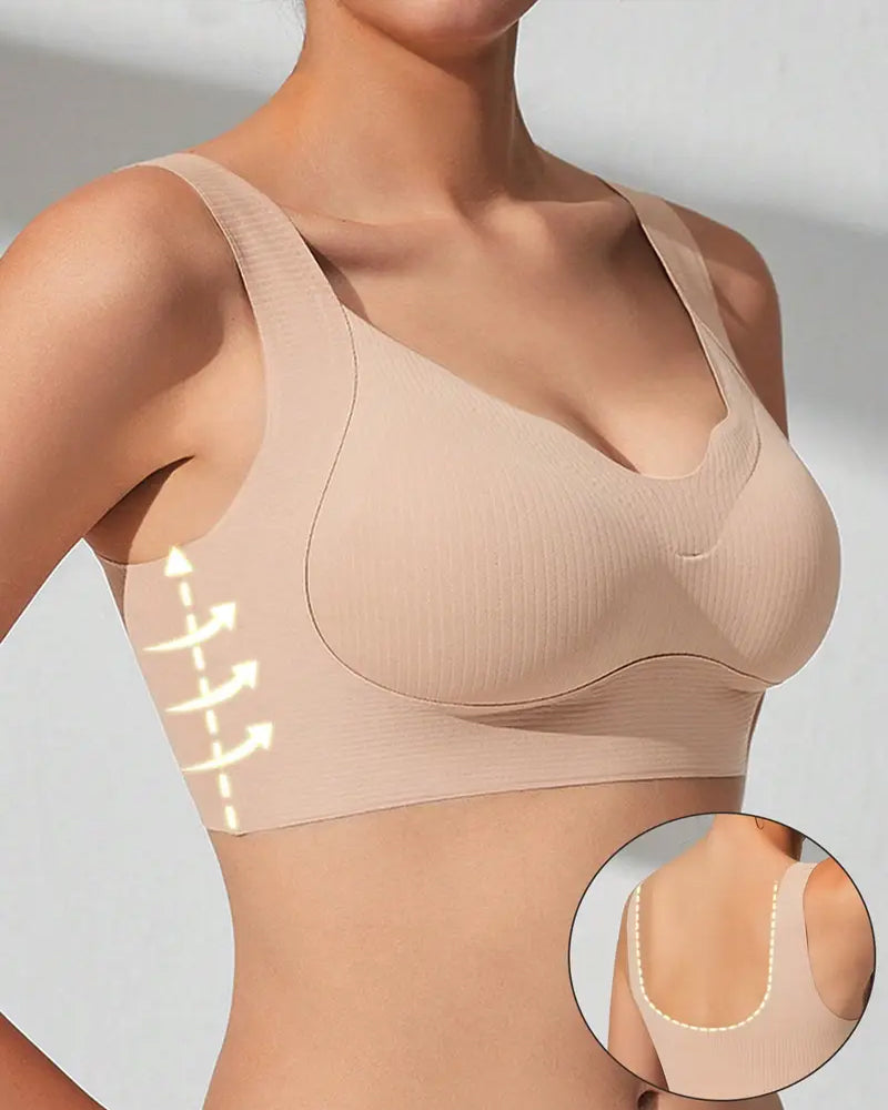 Sujetador sin costuras ni aros para mujer, cómodo y transpirable