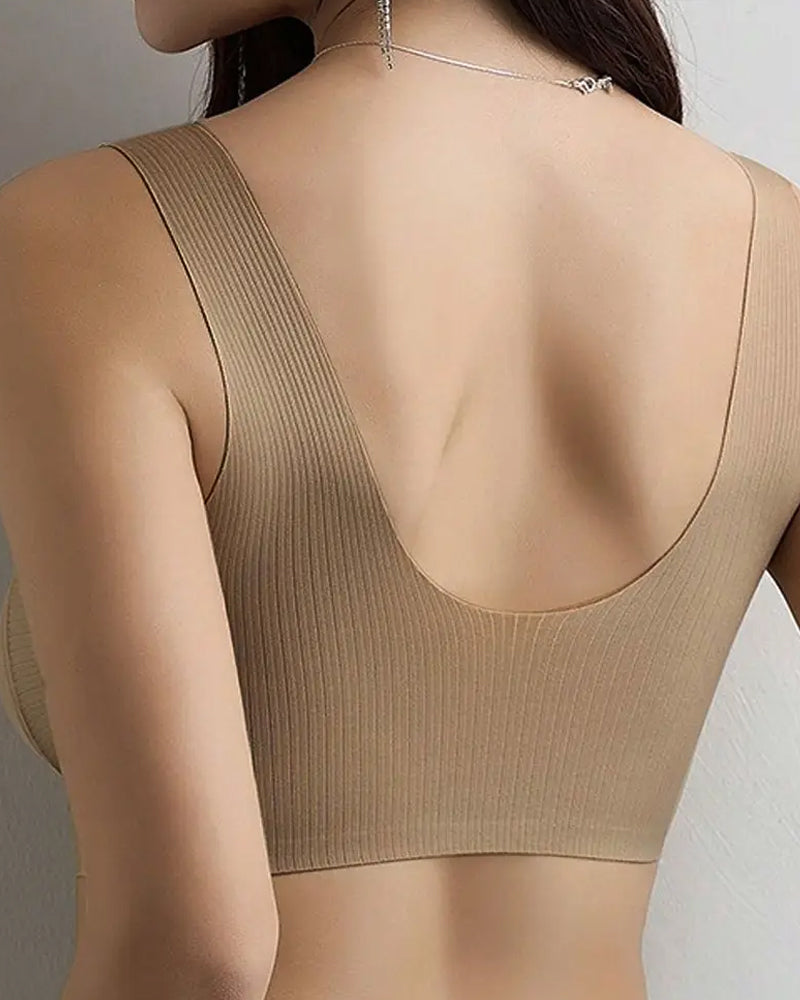 Sujetador sin costuras ni aros para mujer, cómodo y transpirable