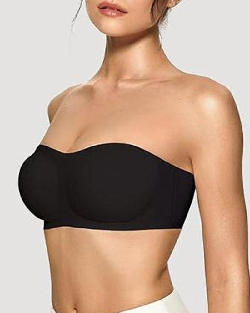 Sostén Push-Up de Silicona Antideslizante y Sin Costuras para Mujeres