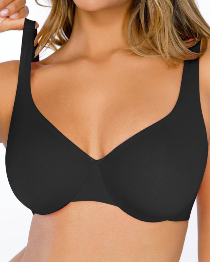 Sostén Sin Aros para Mujeres - Comodidad Total en Tallas Grandes, Cobertura Completa y Sin Costuras para Uso Diario
