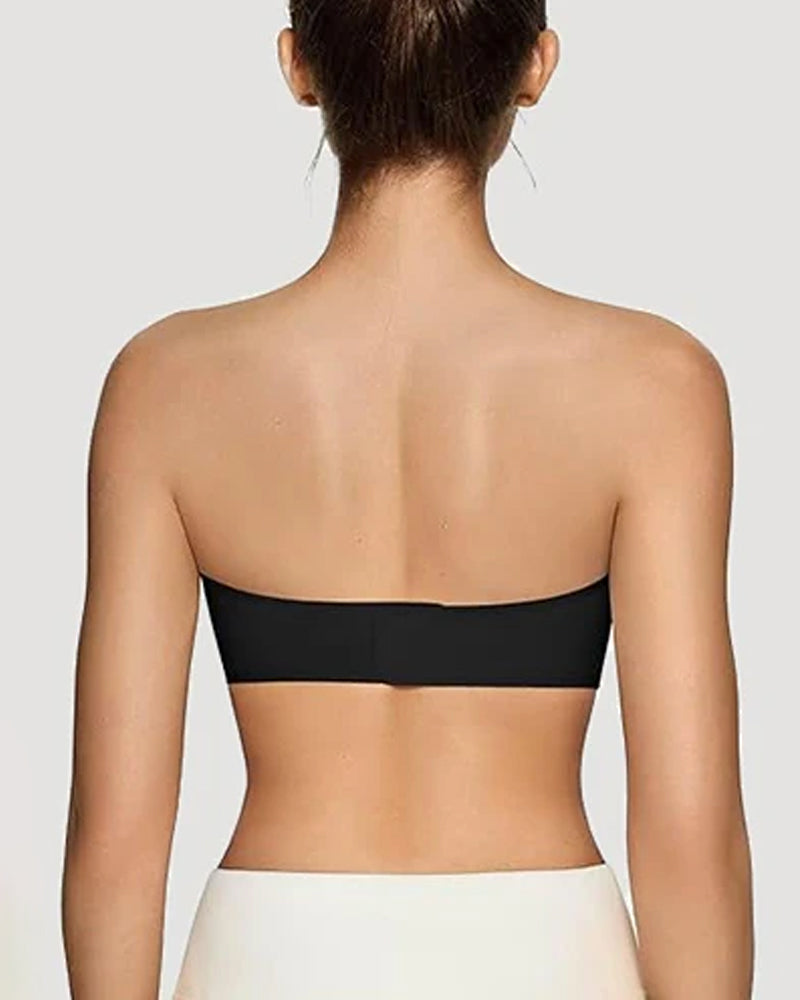 Sostén Push-Up de Silicona Antideslizante y Sin Costuras para Mujeres