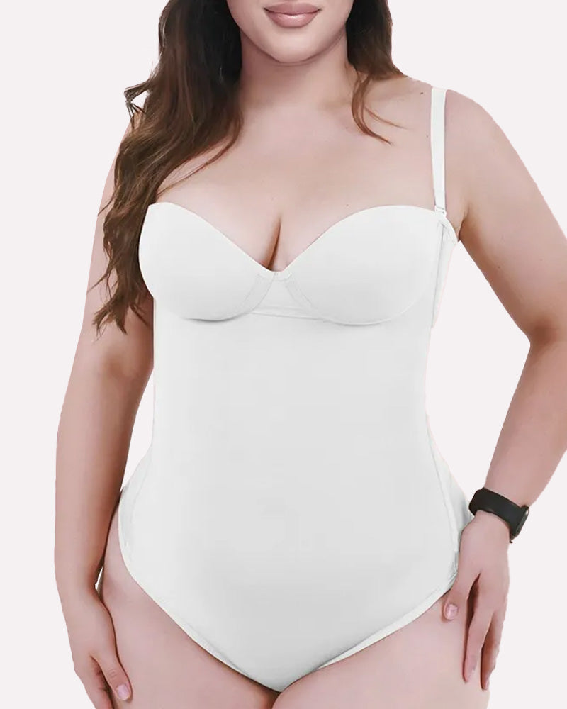 Body Sin Costuras con Cuerdas en la Espalda y Tanga