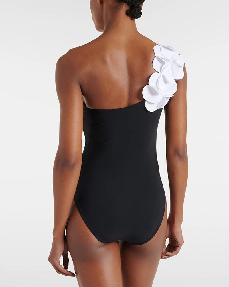 Monokini Floral 3D con Falda