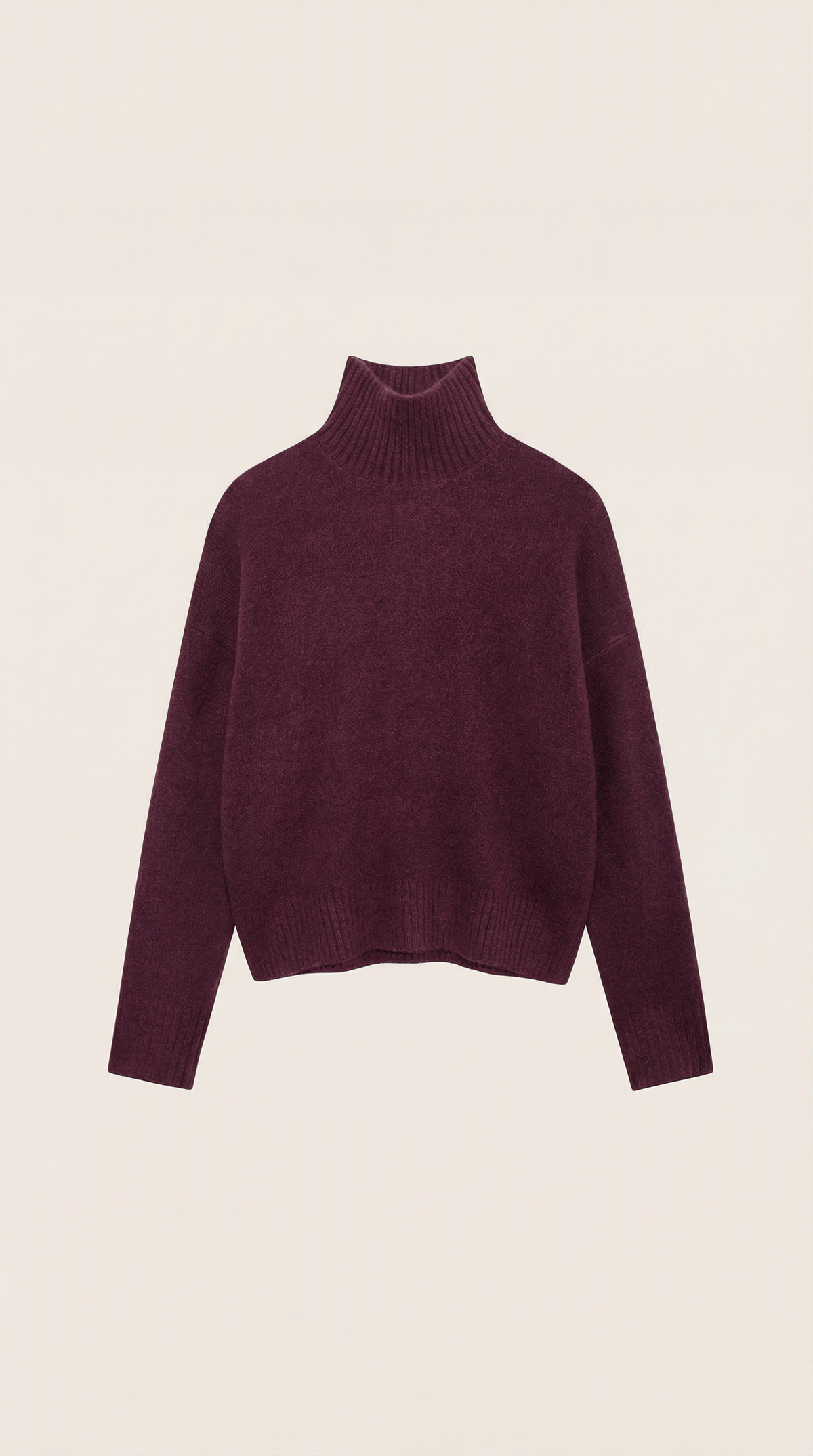 Jersey de Cuello Alto de Punto