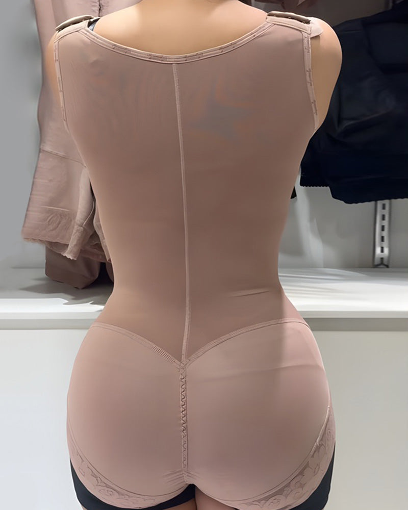 Corset de Encaje con Control Abdomen y Realce de Glúteos para Mujeres