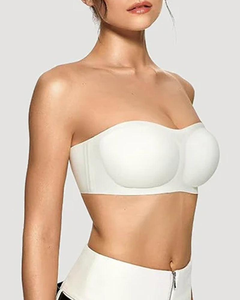 Sostén Push-Up de Silicona Antideslizante y Sin Costuras para Mujeres