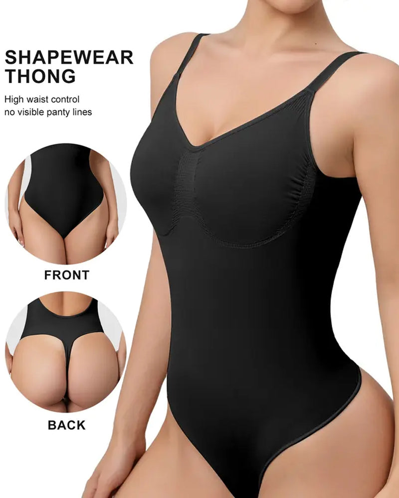 Sin Costuras V-Cuello Body Shaper para Mujeres