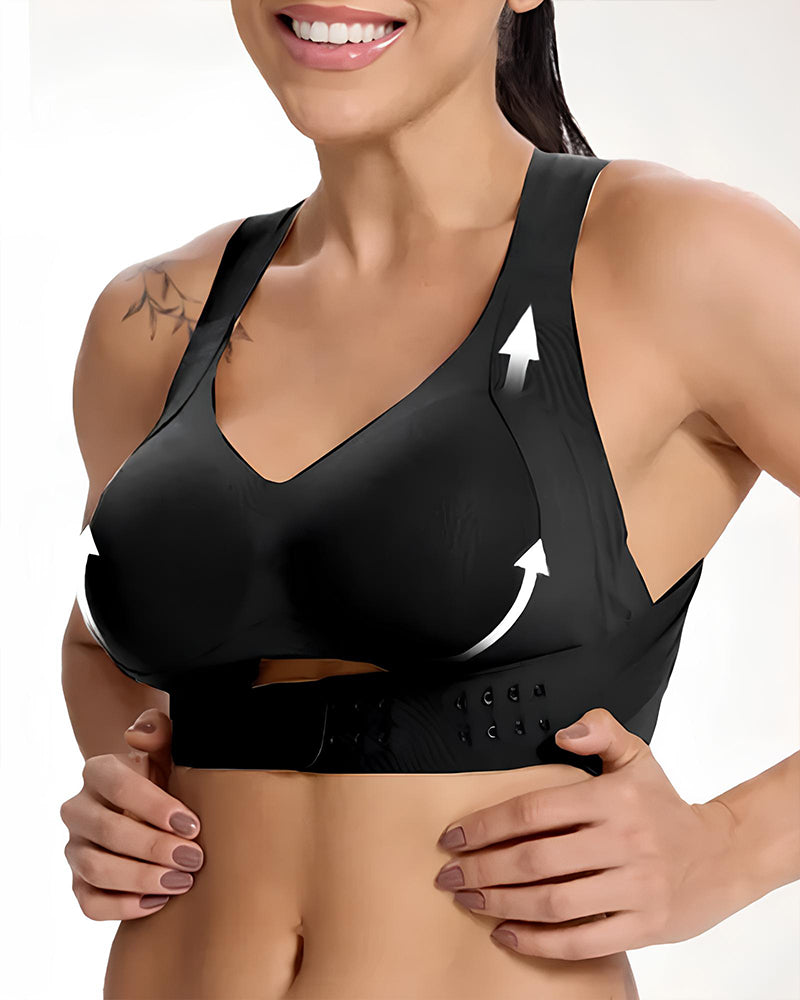Top Deportivo Corrector de Espalda con Relleno Sin Costuras para Mujer